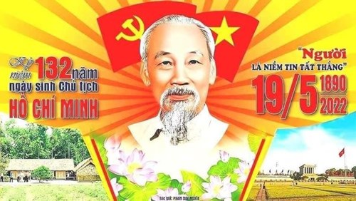  Kỷ niệm 132 năm Ngày sinh Chủ tịch Hồ Chí Minh (19.5.1890 - 19.5.2022